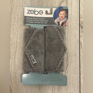 Zobo Gray Deluxe Strap Covers NWT